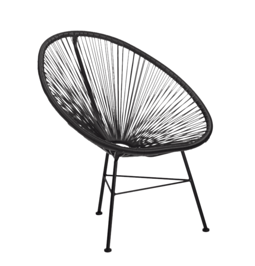silla acapulco negra